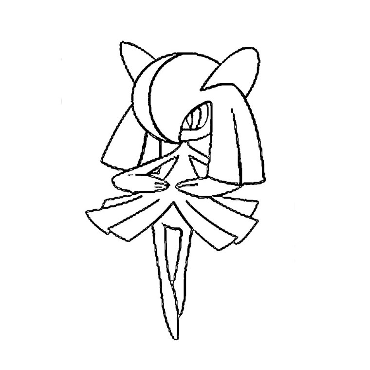 coloriage pokemon kirlia